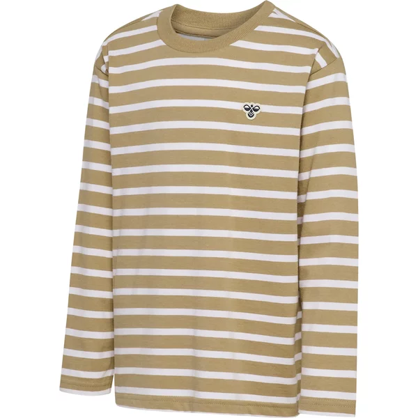 Gestreiftes, Locker Sitzendes Langarm-T-Shirt FüR Kinder Hummel-image