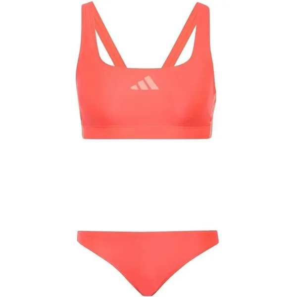 Maillot de bain 2 pièces dos en V femme adidas 3-Stripes