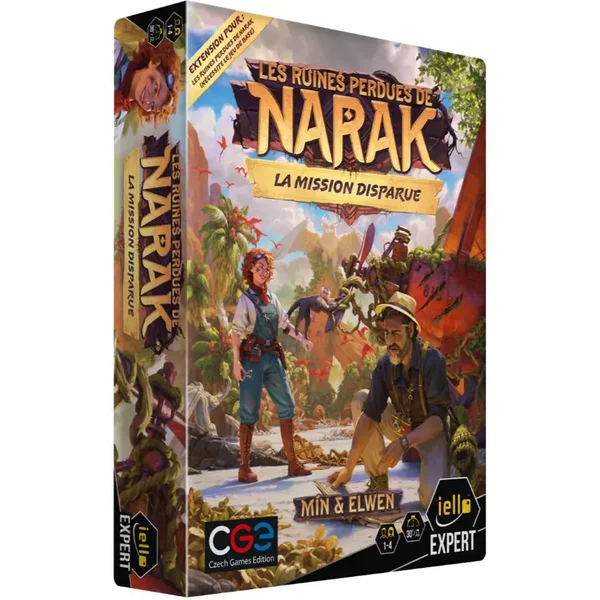 Jeux De SociéTé Les Ruines Perdues De Narak : Mission Disparue (Extension) Iello-image