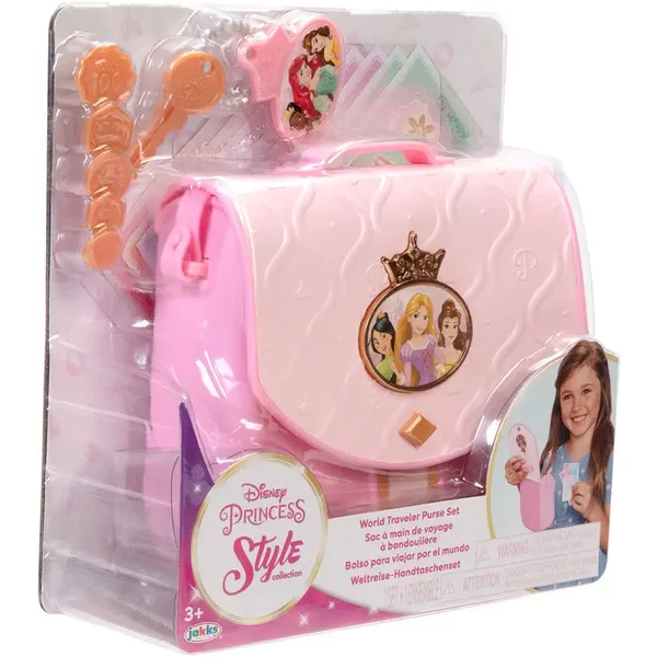 Porte-Monnaie Avec Accessoires Fille Jakks Pacific Disney Princess World Traveler-image