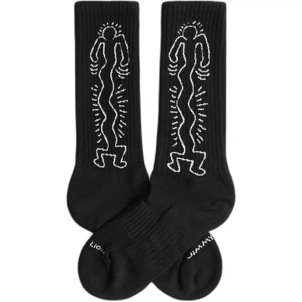 Chaussettes Jimmy Lion Keith Haring Dancer-image
