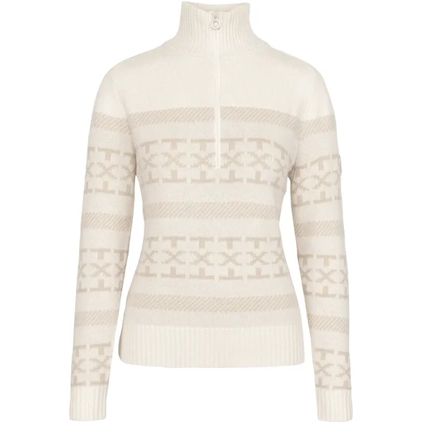 Maglione da donna con 1/2 di zip Johaug Dalsbygda Woolmix