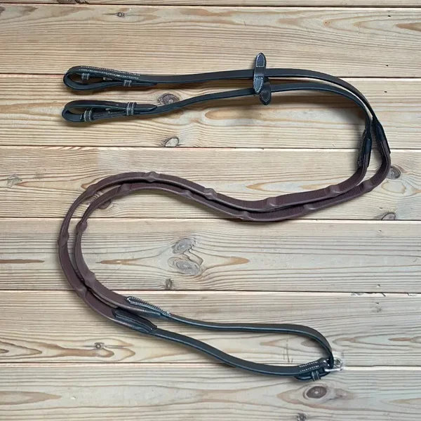 RêNes Pour Cheval Caoutchouc Avec 7 ArrêToirs 1/2 Jump'In One-image