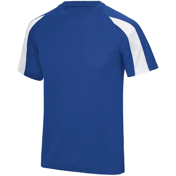 Kontrastiertes Sport-T-Shirt für Kinder Just Cool