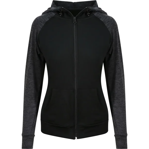 Gestreifter Damen-Zip-Hoodie Just Cool Zoodie