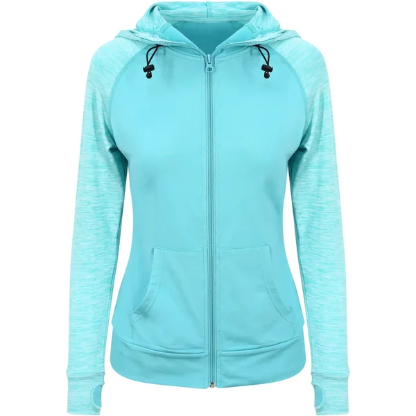 Gestreifter Damen-Zip-Hoodie Just Cool Zoodie