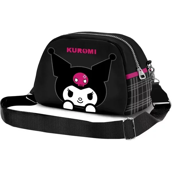 Sac BandoulièRe Enfant Karactermania Hello Kitty And Friends Kuromi Skull-image