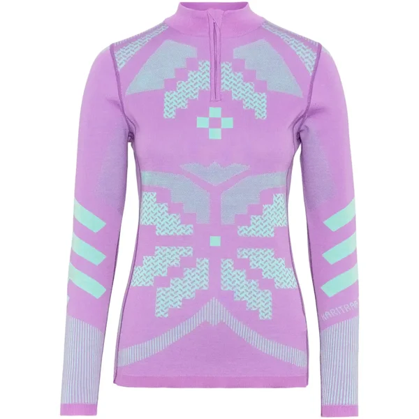 Sous maillot 1/2 zip manches longues femme Kari Traa Faith