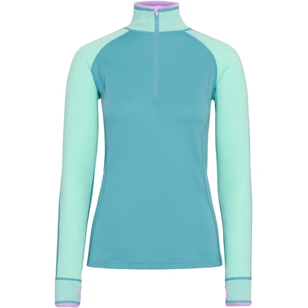 Half-zip long sleeve base layer for women Kari Traa Mila