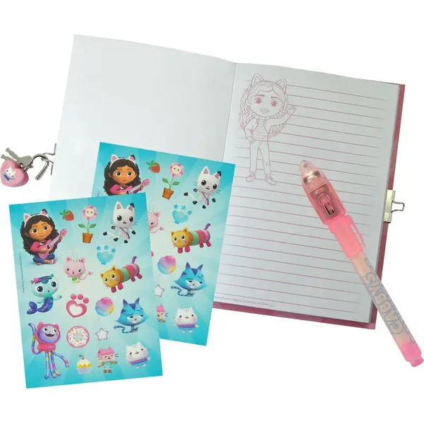 Agenda Secret Avec Stylo Magique Kids Licensing Gabbys Dollhouse-image