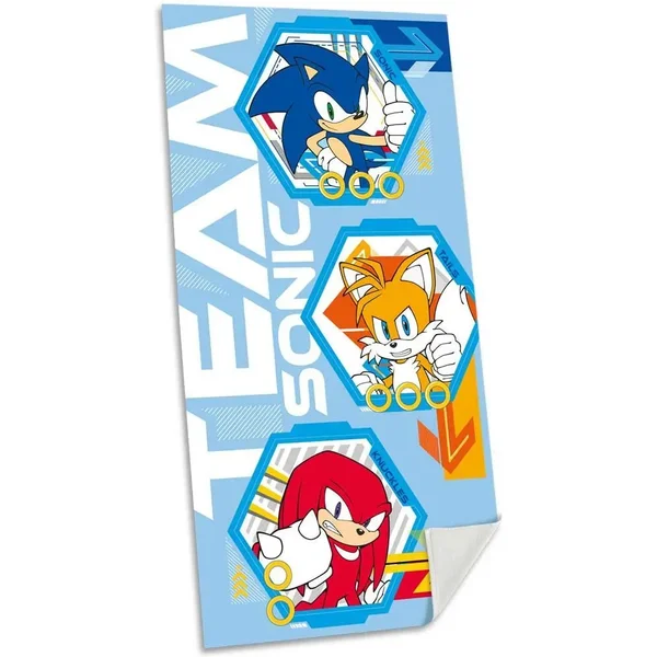 Strandhandtuch aus Baumwolle Kids Licensing Sonic The Hedgehog