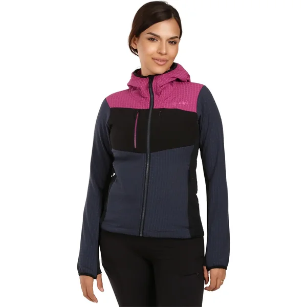 Dames fleece met capuchon Kilpi Frensis