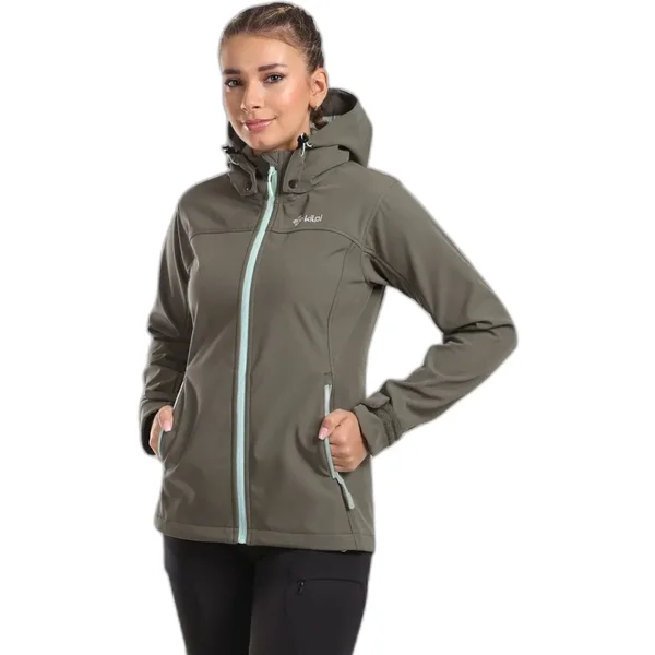 Women's hiking jacket with removable hood Kilpi Ravia