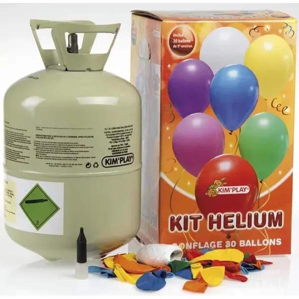 ActivitéS CréAtives Kit Gonflage Helium 30 Ballons Kim'Play-image