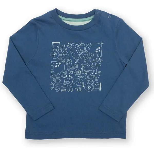 Langarmshirt FüR Babys Kite Farmtime-image
