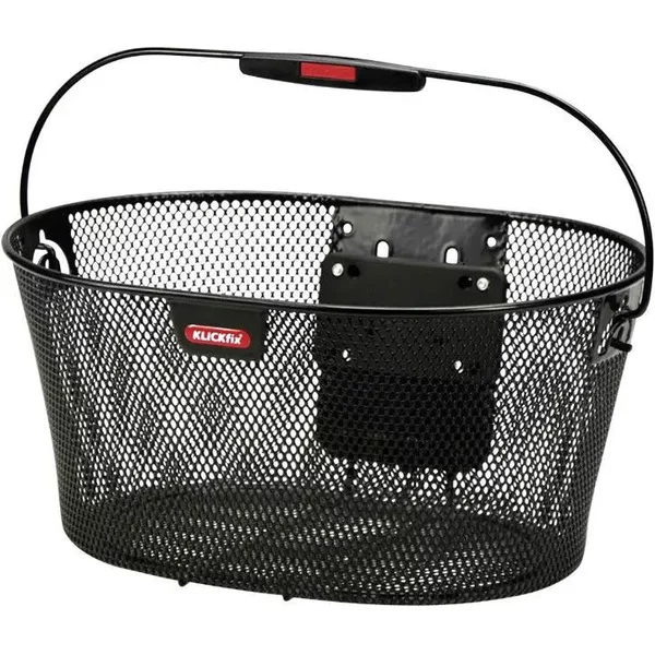 Panier Avant Acier Fil Avec Anse Fixation Sur Cintre Klickfix Ovalkorb 16L-image