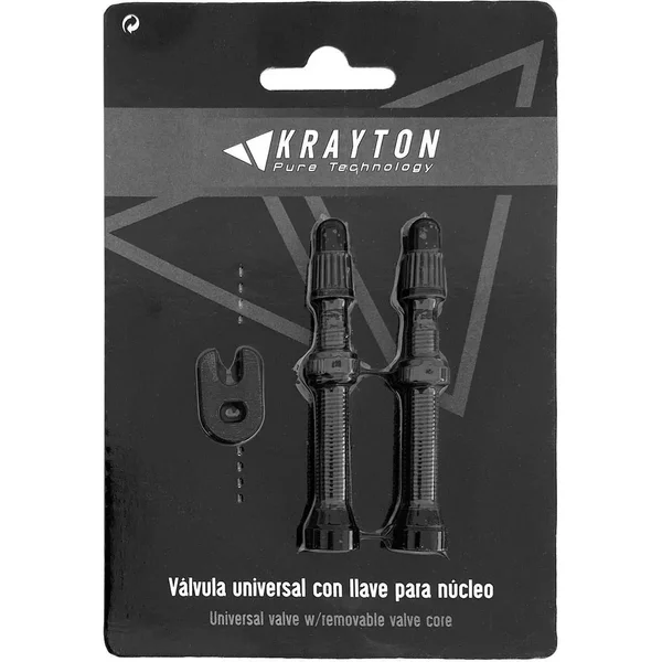 Valve Tubeless Aluminium Krayton FV Presta (X2)-image