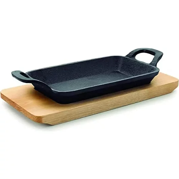 Mini Plancha Grill Rechteck Lacor Magma 22,5X10X2,5 Cm-image