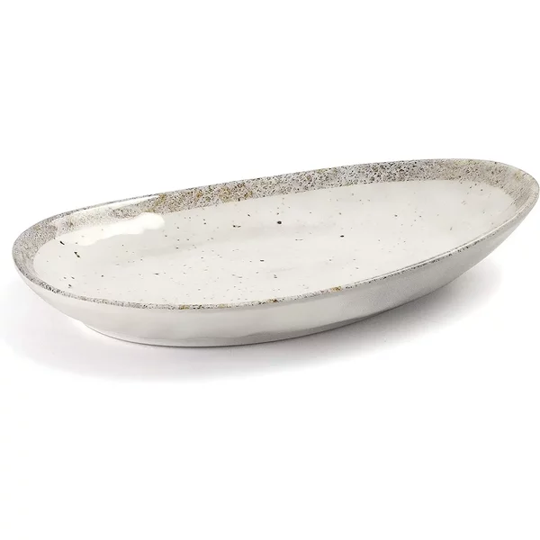 Ovale Schale Aus Melamin Lacor Earth 28,2X21X4,8 Cm-image