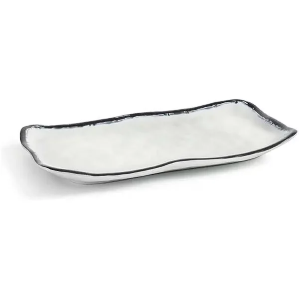 Rechteckige Platte Aus Melamin Lacor Sea 29X17,5X3 Cm-image