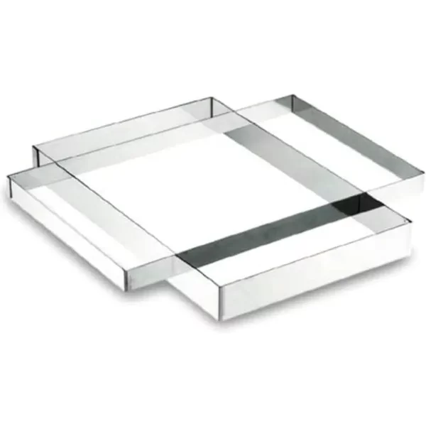 Rechteckige Platte Aus Edelstahl Lacor 18/10 - 30X40X5 Cm-image