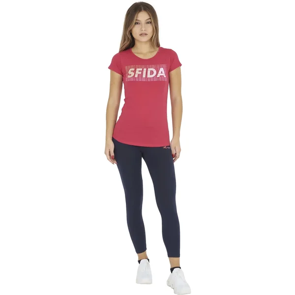 Completo t-shirt e leggings in cotone donna Legea Surva