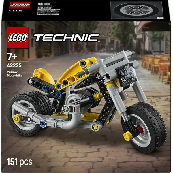 Jeux De Construction Moto Jaune Technic Lego-image