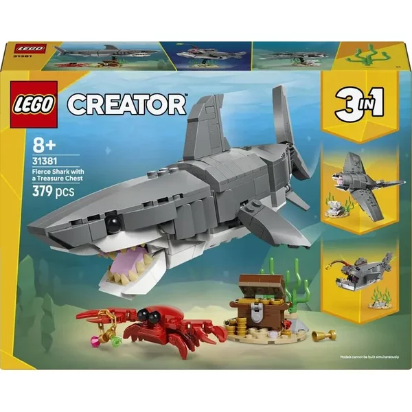 Jeux De Construction Requin Et Coffre TréSor Creator Lego-image