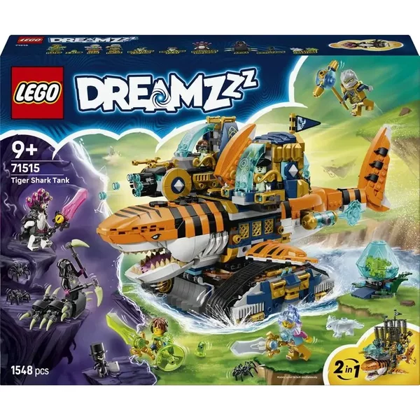 Jeux De Construction Char Requin Tigre Dreamzzz Lego-image
