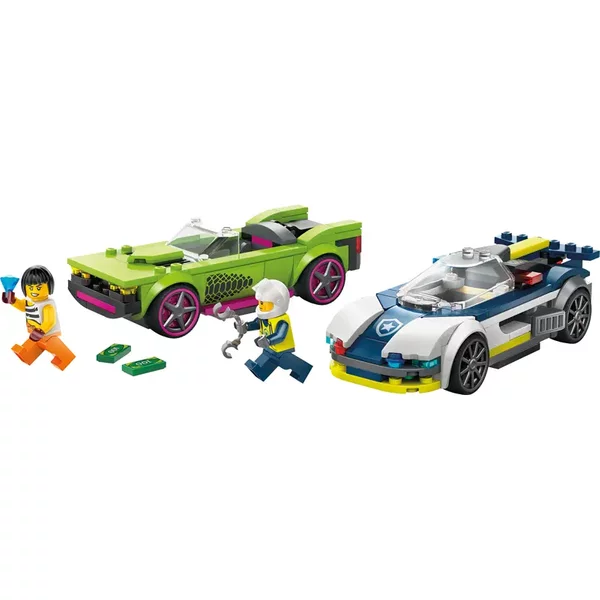 Jeux De Construction Course Prsuite Police City Lego-image