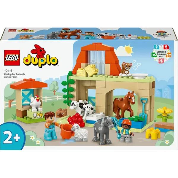 Jeux De Construction Soin Des Animaux Ferme Duplo Lego-image