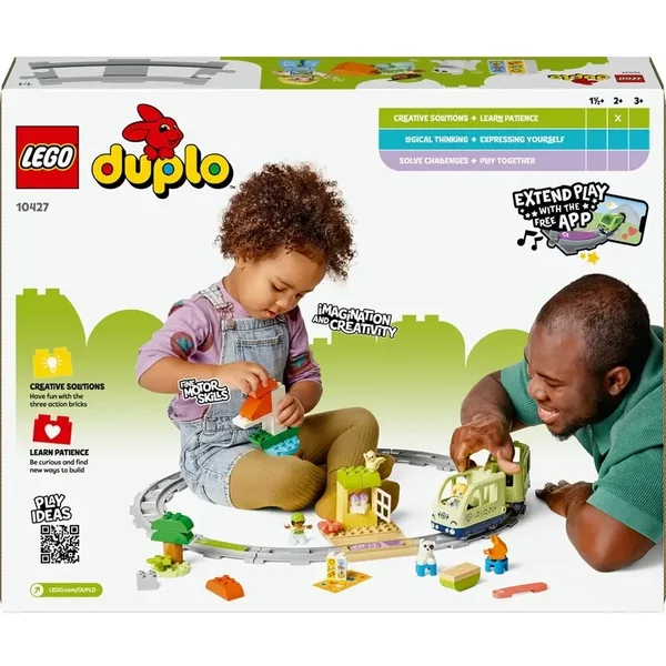 Jeux De Construction Train Aventur Interactif Duplo Lego-image