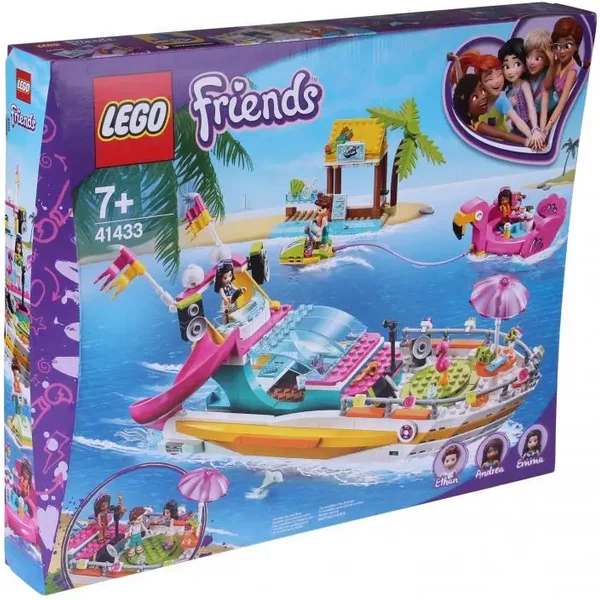 Jeux De Construction - Le Bateau De FêTe D'heartlake City Lego Friends 41433-image