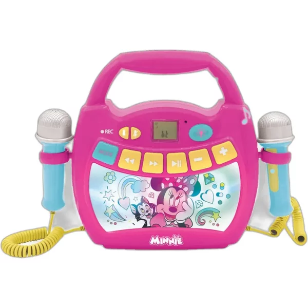 Enceinte Bluetooth Avec Effets Lumineux, Micros Et Batterie Rechargeable Lexibook Minnie Mouse-image