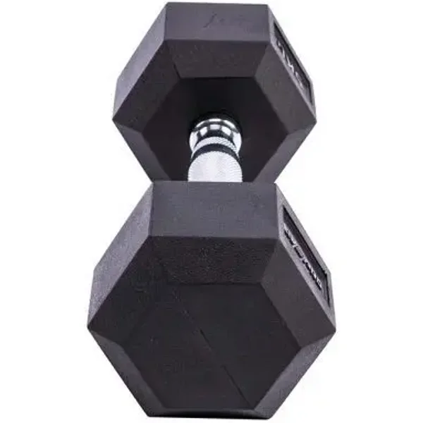 Hexagonale Rubber Dumbbell Livepro