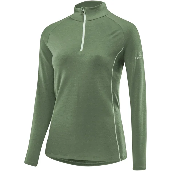 Sweatshirt en laine mérinos femme Löffler Transtex