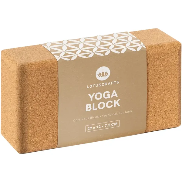 Ladrillo de yoga de corcho Lotuscrafts