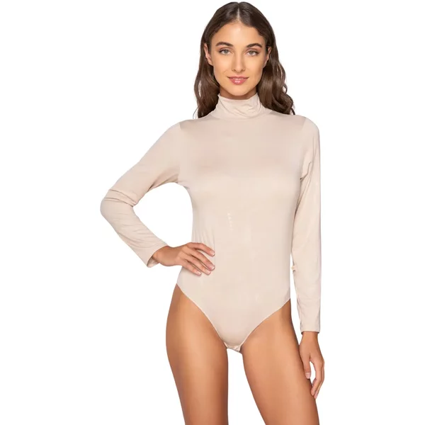 Body Mit Stehkragen Und Langen ÄRmeln FüR Frauen Luna Micro Touch Comfort-image