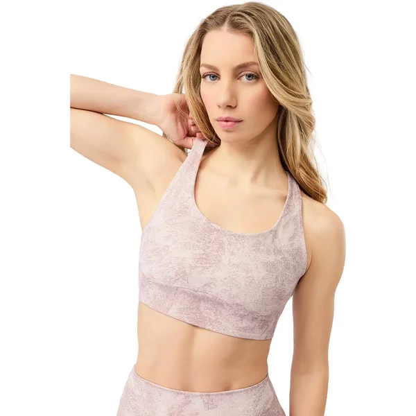 Druck-BH mit Cross-Rücken für Damen Mandala