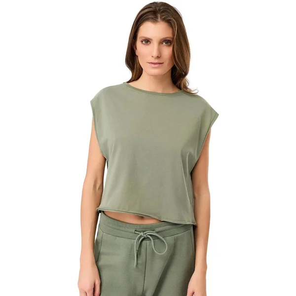Camiseta sin mangas relajada mujer Mandala