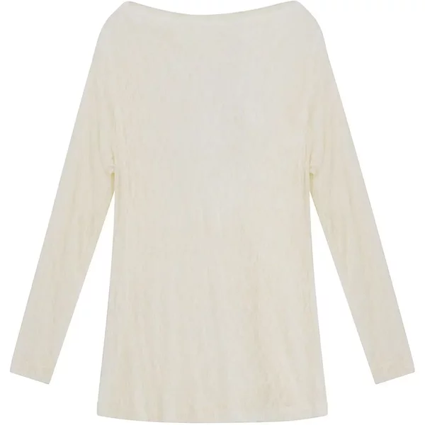 Damen Langarmbluse Aus Spitze Mat Fashion-image