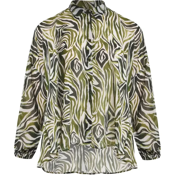 Oversize Langarmbluse Damen Mat Fashion-image