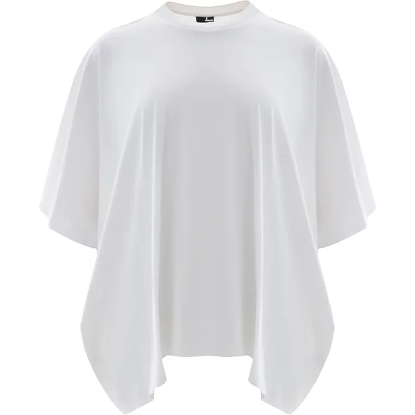 Oversize Baumwollbluse Damen Mat Fashion-image