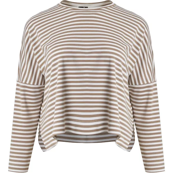 Damen Langarmshirt Aus Viskose Mat Fashion-image