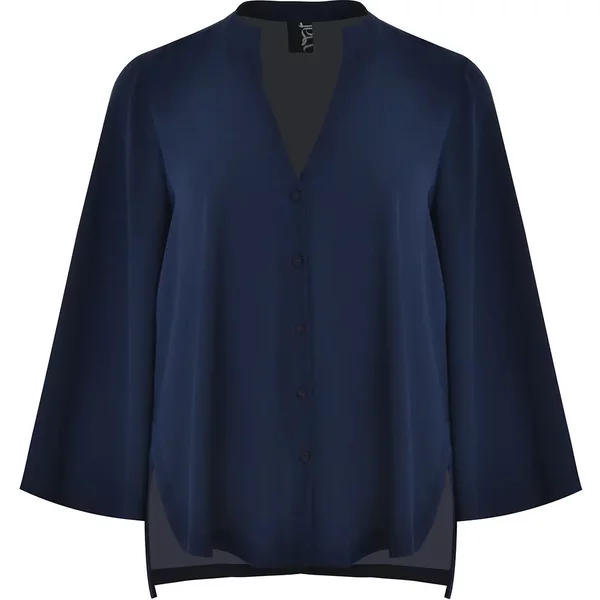 Bluse Mit SkulpturäRmeln Damen Mat Fashion-image