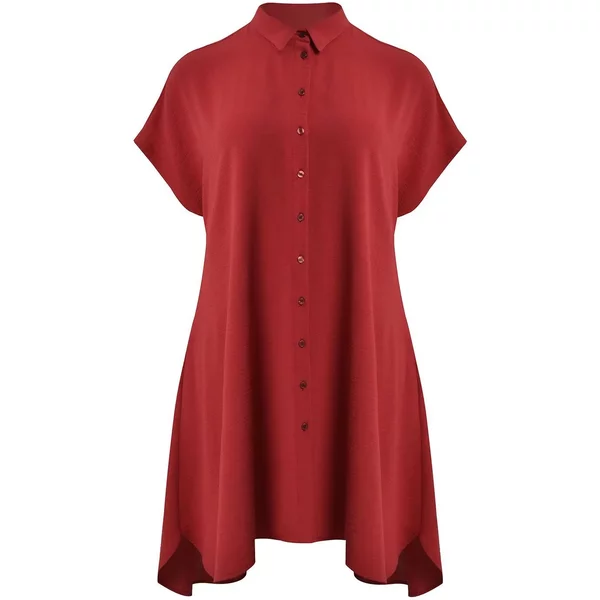 Midikleid Aus CrêPe FüR Damen Mat Fashion-image