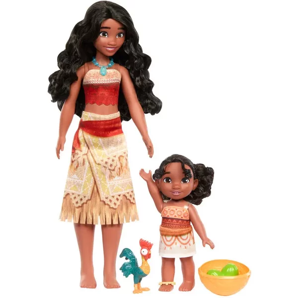 Puppe Mattel Disney Vaiana Moana 2 Vaiana & Simea (X2)-image