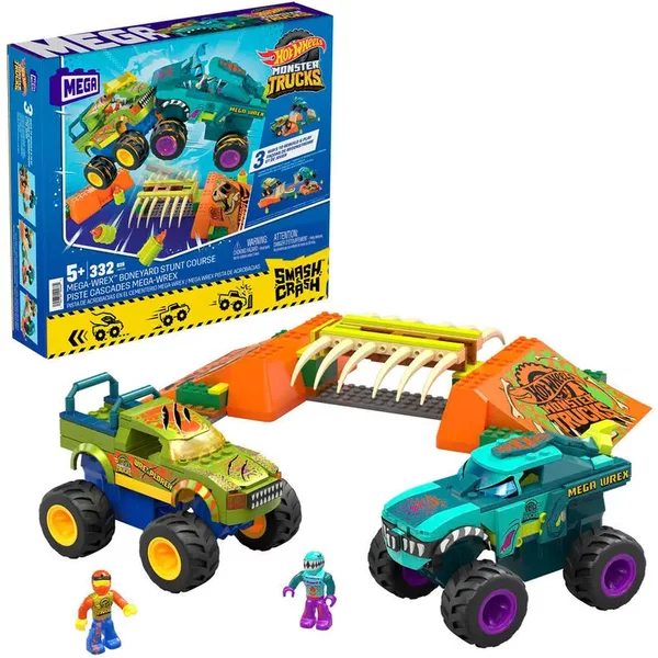Jeux De Voiture Mattel Hot Wheels Mega-Wrex Monster Trucks Mega Construx-image
