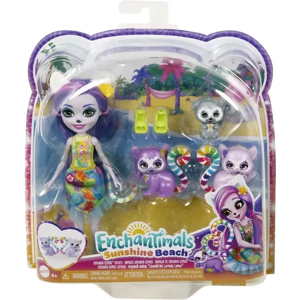 Lorinda Lemur Puppe Enchantimals Mattel-image
