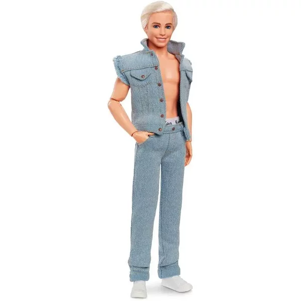 Signatur-Puppe Mattel Barbie The Movie Ken Wearing Denim Matching Set-image